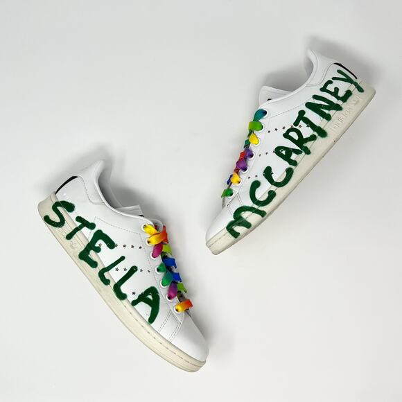 Stella McCartney x Ed Curtis x adidas Originals Stan Smith Classic Sneakers 5.5 - Picture 13 of 13